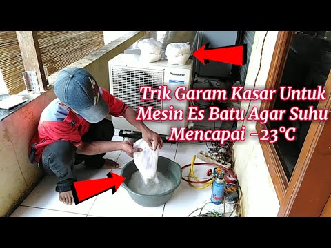 Cara Melarutkan Garam Kasar Untuk Mesin Es Batu