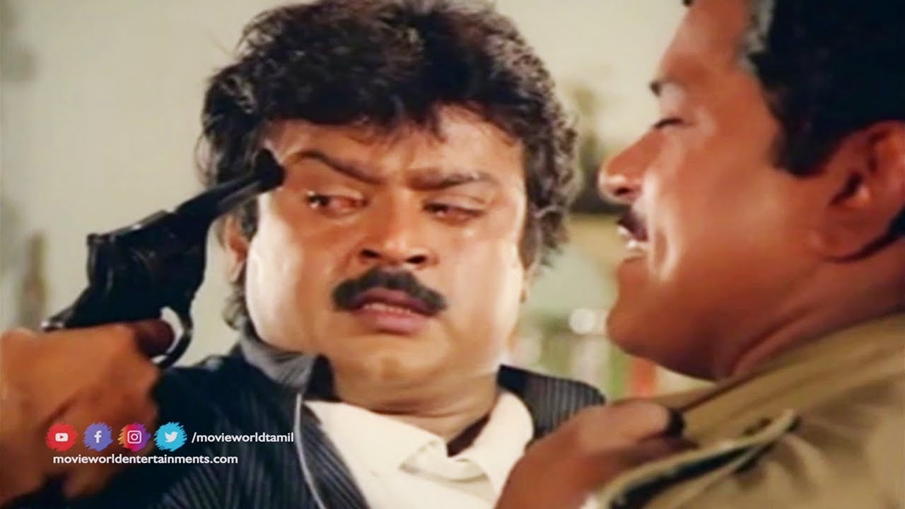 Tamil Movie Action Scenes | Vijayakanth Action Scenes | Raja Nadai ...