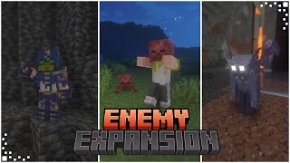 Enemy Expansion (Minecraft Mod Showcase) | A Mod That Adds Tons of New Mobs | Forge 1.20