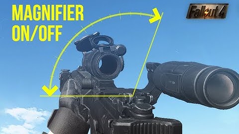 Fallout 4 Magnifier on off action mod(public free) qbz191 ru556 demo