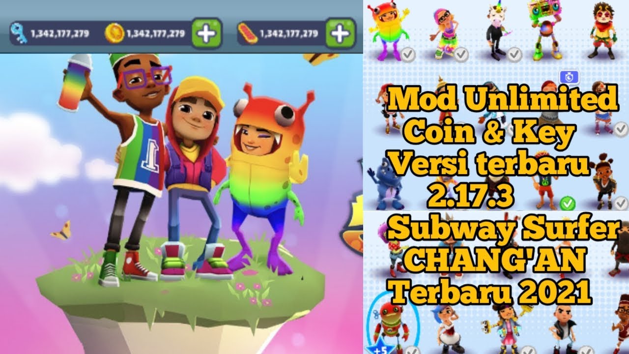 Subway Surfers Mod Apk New Version 2.17.3 Terbaru 2021 YouTube