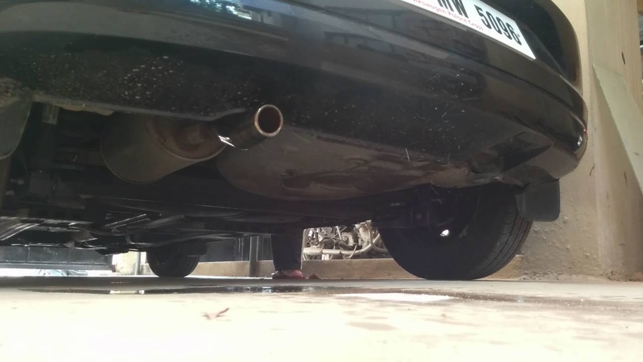 Stock Exhaust of 1.2 VW Polo YouTube