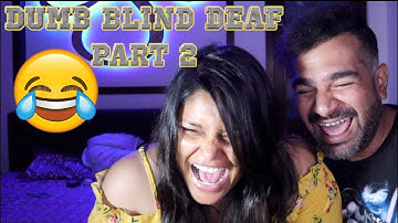 DUMB BLIND DEAF Part-2 REACTION | ROUND2HELL | 😂😂 SOO FUNNY