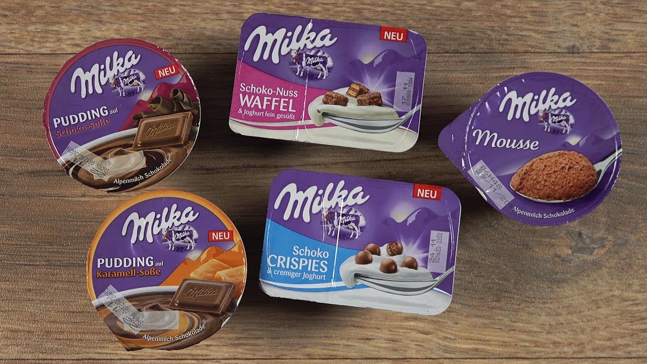Milka Pudding Joghurt Mousse - YouTube