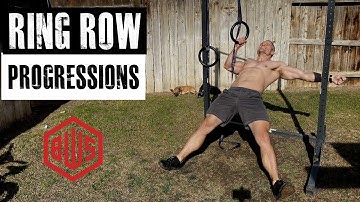 Bodyweight Row progression on rings (From Absolute Beginner To Advanced Variations)