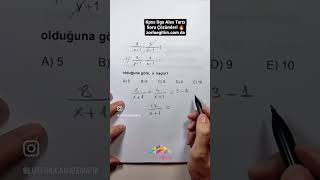 Birinci Dereceden  2 bilinmeyenli denklemler