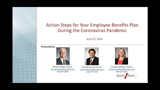 Action Steps for Employee Benefits Plans During Coronavirus Pandemic