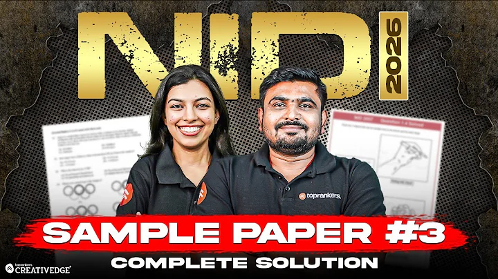 This Sample Paper Shows the REAL NID 2026 Level 😱 | NID 2026 Sample Paper-3 (Complete Solution )