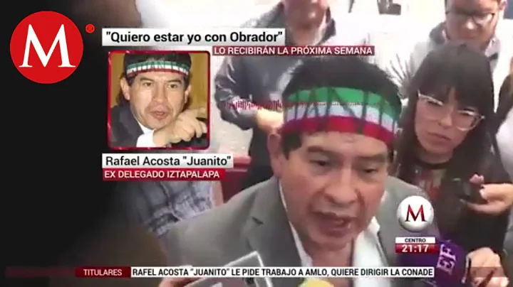 'Juanito' le pide 'chamba' a AMLO, quiere dirigir la Conade