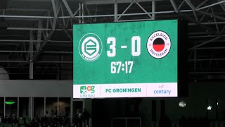 FC Groningen -  Excelsior  3-0  (ZEER SFEERVOL EUROBORG)