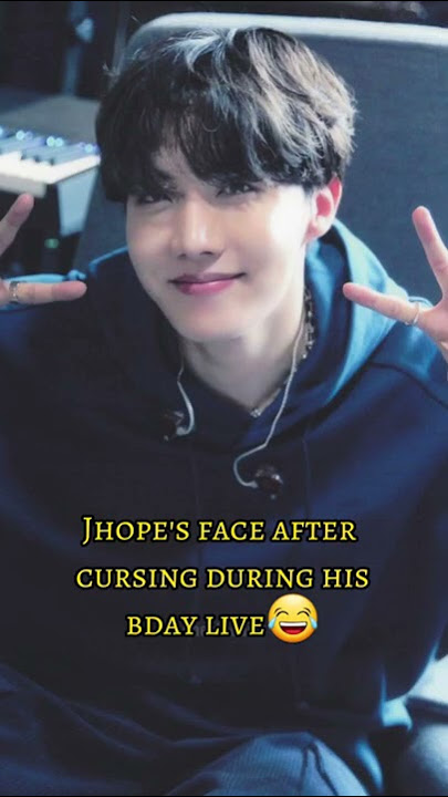 Jhope cursing during his bday live #jhope #bts #army #kpop