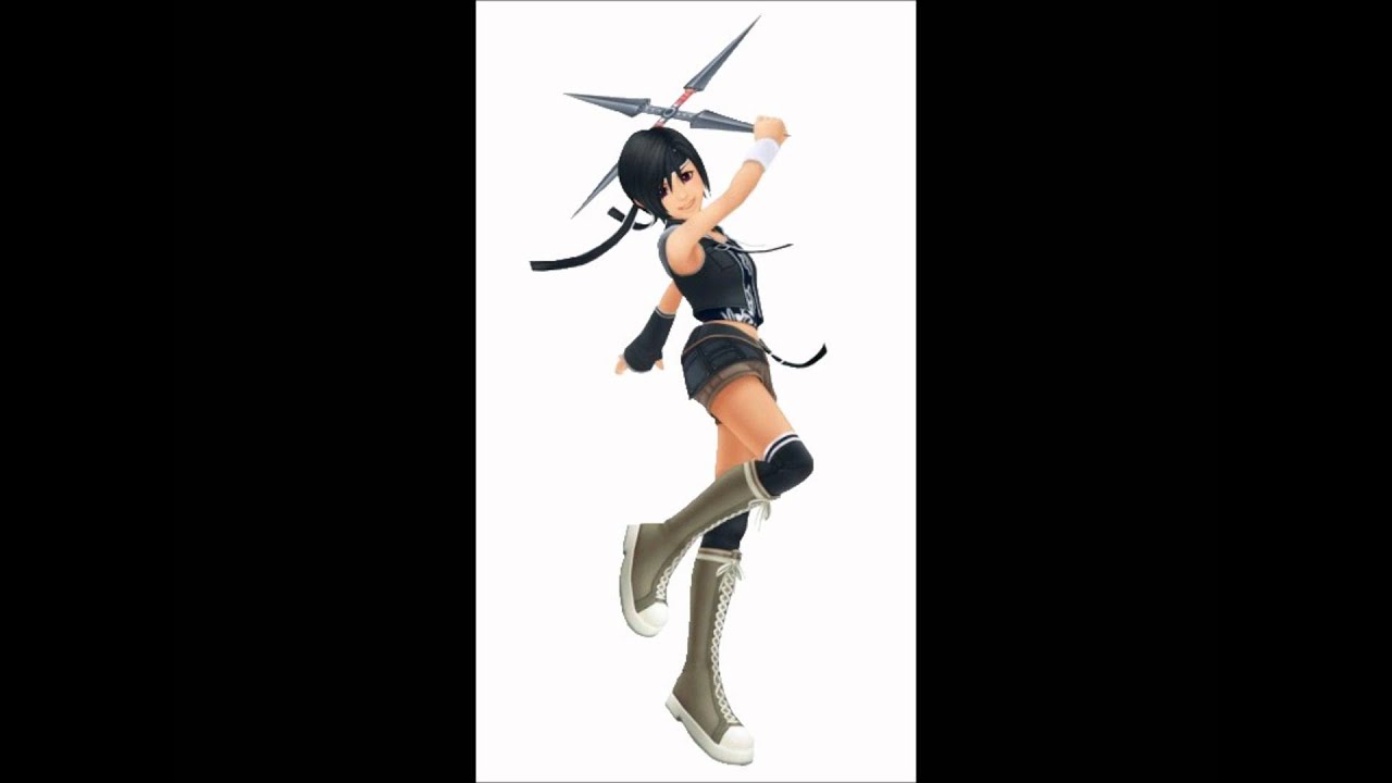 Yuffie's battle quotes and grunts from Kingdom Hearts II. 