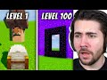 Cursed Minecraft Hacks From Level 1 to Level 100