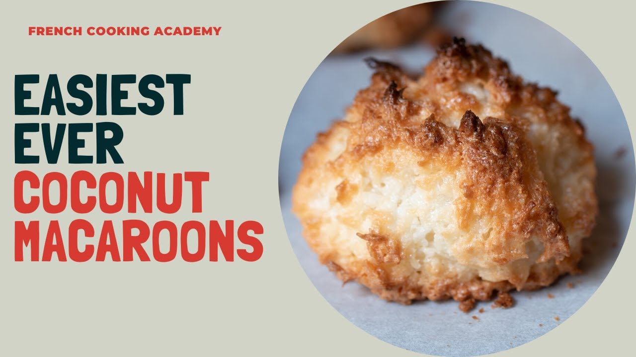 ⁣How to make the best and easiest coconut macaroons | 3 ingredients, ready in 15 minutes.