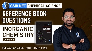 Inorganic Chemistry Important Questions | Reference Book Questions CSIR NET Chemistry