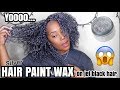 HAIR PAINT WAX!!! | TEMPORARY HAIR COLOR ON BLACK NATURAL HAIR!