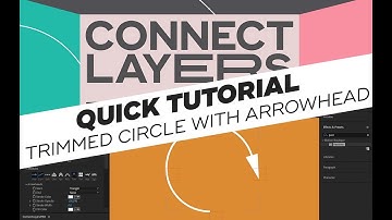 Connect Layers Pro QUICK TUTORIAL: Trimmed circle with arrowhead.