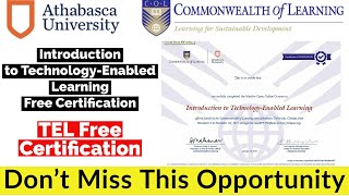 Best Free Certification Course On Introduction To Technology Enabled Learning By Commonwealth