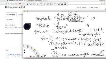 LeetCode Tutorial 28. Implement strStr()