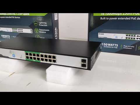 Switch POE D-Link รุ่น  DGS-F1018P-E