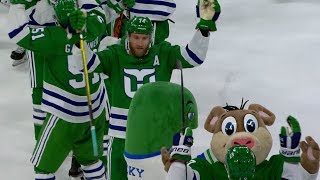 Hurricanes celebrate Whaleer of a win with Hartford surge