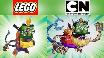 LEGO Mixels Animation Side by Side Ultramiximum Max
