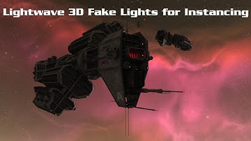 Lightwave 3D Faking Navigation Lights For Instancing
