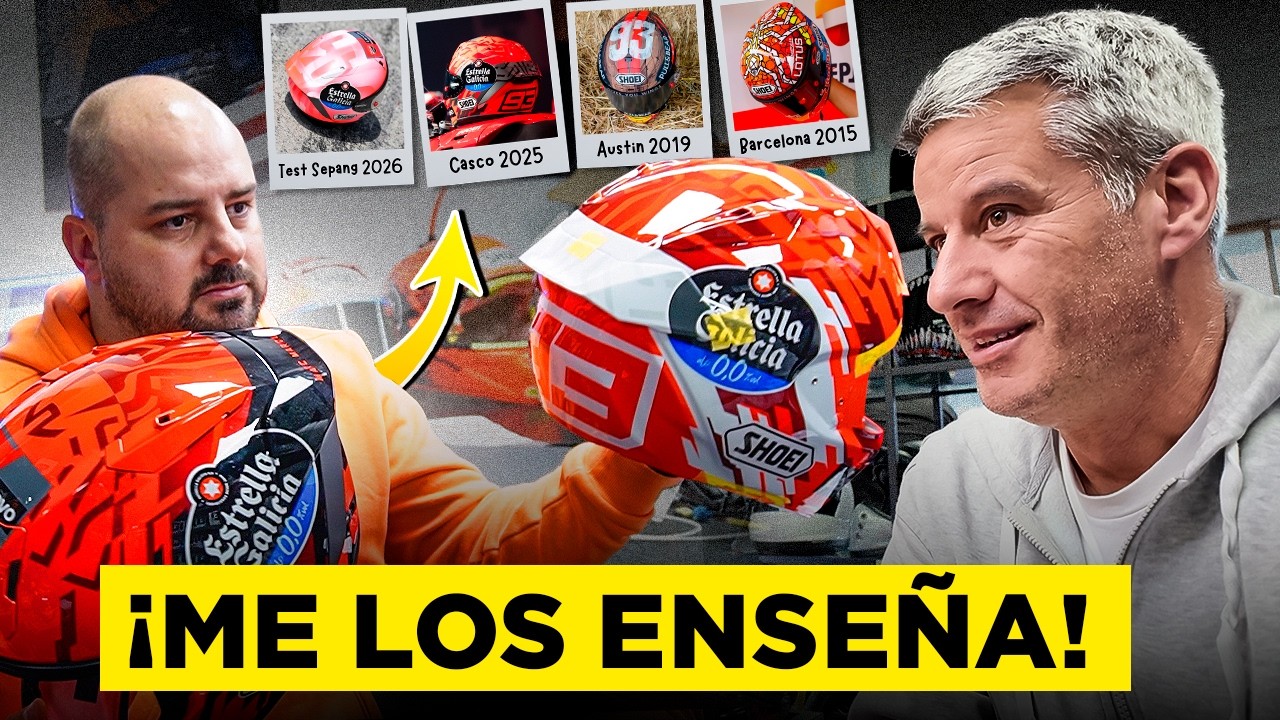 Los cascos más icónicos de Marc Márquez