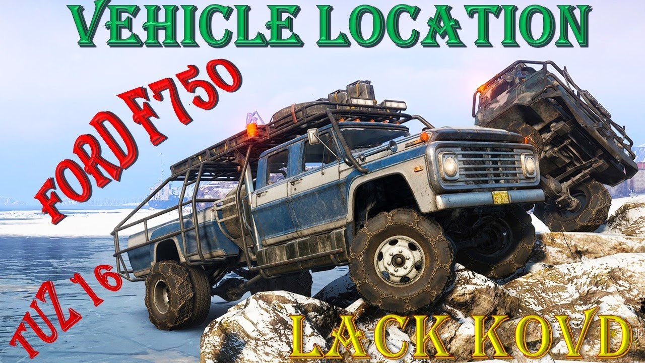 Ford f 750 snowrunner