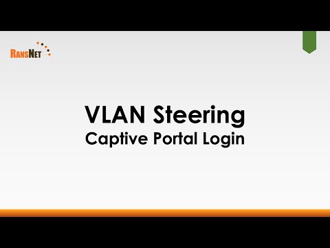 RansNet Wi-Fi: VLAN Steering over Captive Portal Login