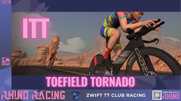Zwift TT Club Racing Toefield Tornado CATB