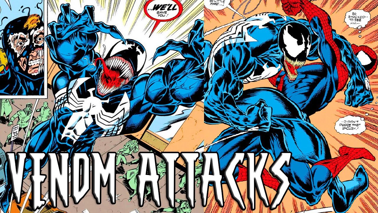 VENOM ATTACKS The Final Confrontation Comic History YouTube