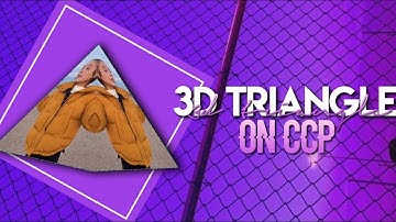 3D triangle tutorial ccp | catedits