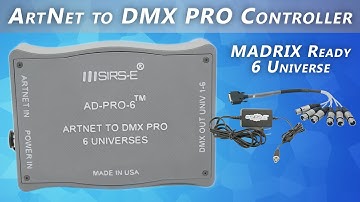 ArtNet to DMX PRO Controller MADRIX Ready AD-PRO-6