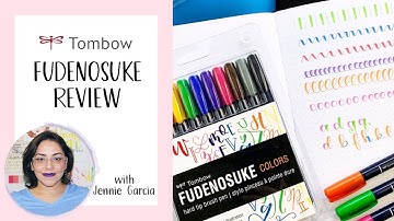Tombow Fudenosuke Colors Brush Pen Review