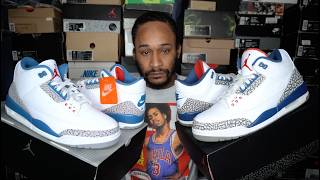 2026 vs 2016 Jordan True Blue 3 Comparison Review with on Feet Footage