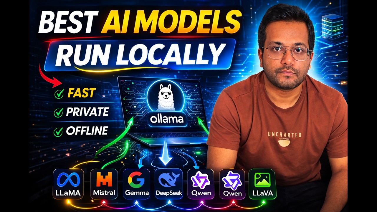 Best AI Models You Can Run Locally with Ollama (2026 Guide) - YouTube