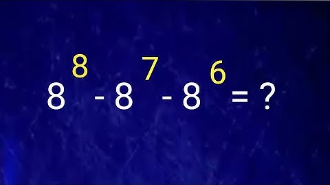 Math Olympiad Simplification Problem | Exponential Problem | Mathematical Problem 