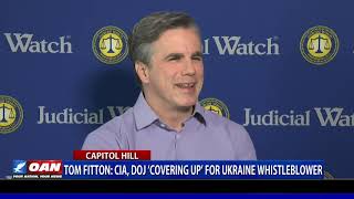 Judicial Watch alleges: Tom Fitton: DOJ & CIA are "COVERING UP" for Trump/Ukraine "Whistleblower"