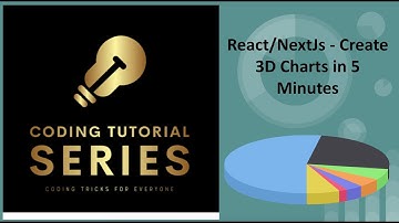 React/NextJs - Create 3D Pie Chart for your Dashboard App in just 5 minutes. #chart#reactjs #nextjs