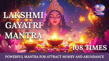 Powerful Lakshmi Gayatri Mantra 108 Times - Attract Money and Abundance