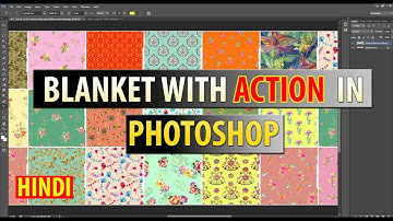 How To Make Design Blanket in Action | Textile Designing | Photoshop Tutorial