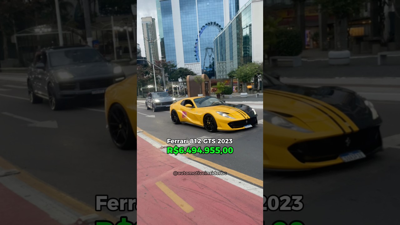 PARTE 44 - Preço dos carros em Balneário Camboriú. #lamborghini #ferrari #812gts #huracan #porsche