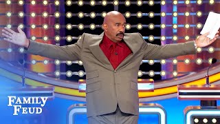 Got 'em! The board mocks Steve Harvey, then he gets revenge!