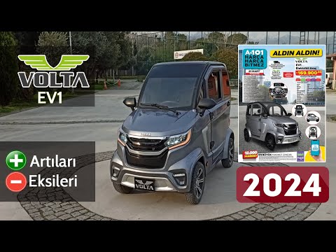 Volta EV1 Elektrikli Aracı 4200 KM ve 4 Mevsim Kullandım! Youtube'un En Detaylı Volta EV1 Videosu!