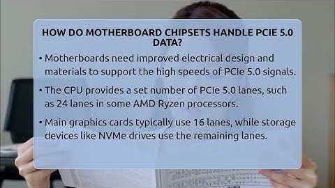 How Do Motherboard Chipsets Handle PCIe 5.0 Data? - The Hardware Hub