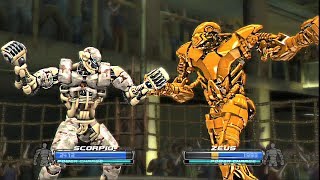 REAL STEEL WORLD ROBOT BOXING-THE KING OF BOXING (SCORPIO vs ZEUS & TURBO,TRIPITAKA) screenshot 2