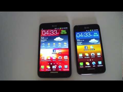Video: Verschil Tussen Samsung Galaxy S II Skyrocket HD En Galaxy Note