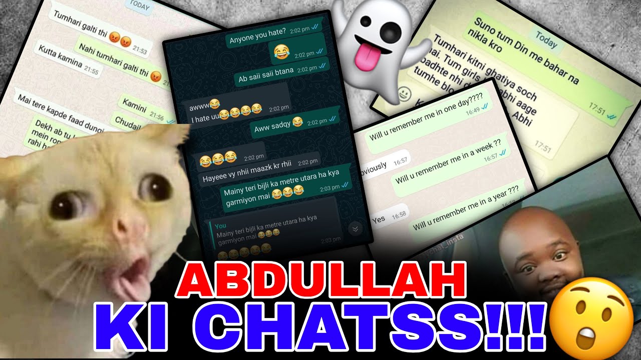 ABDULLAH KI CHATS 😀 | Pro Gamerz F
