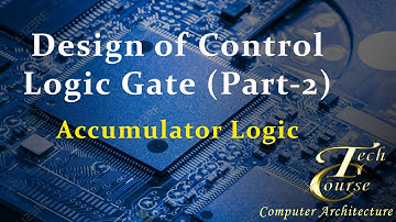 Lecture 17: Design of Control Logic Gate (Part-2) | Accumulator Logic | Accumulator | ALU Logic